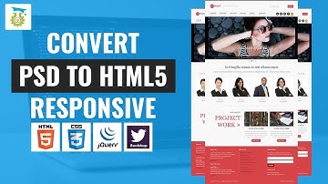 How to Convert PSD to HTML5 using Bootstrap 4