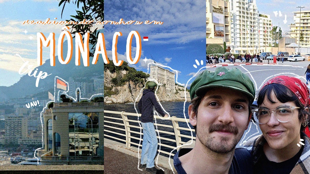 Trip #20 | Vivendo um dia de sonho em Mônaco 🇲🇨: curva da Fórmula 1, grifes e Monte Carlo 🏎️🎰✨