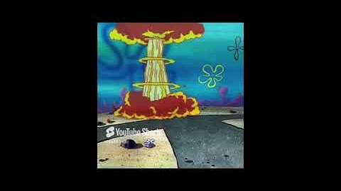 Robot Krabs blows up the chum bucket to every windows shutdown sound