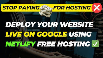 How  To Deploy  Website on Google  in Free 0💲 Just 5 Minutes Using Netlify ||   free domain kese le
