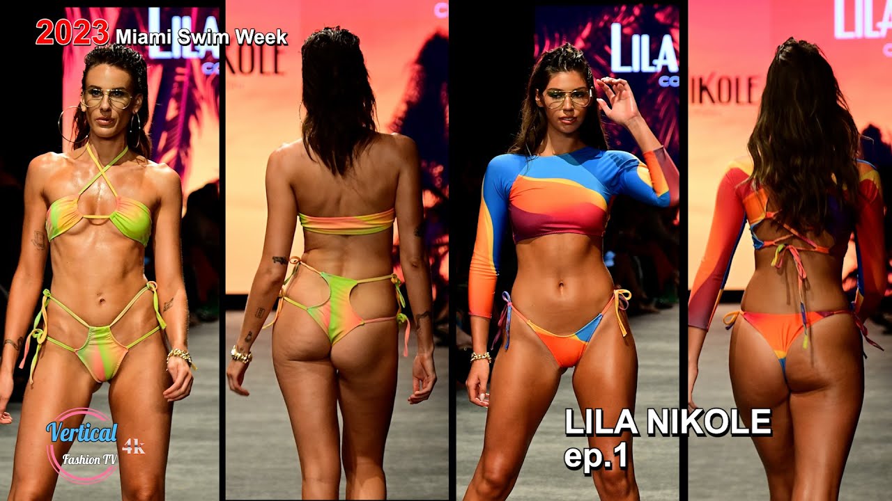 [4k60]LILA NIKOLE ep.1 | 2023 HOT SWIMWEAR SHOW| 2023 Miami Swim Week