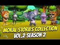 Moral Stories Collection for Kids Vol.2 | Stories By Granny | Season 2 |  Woka English