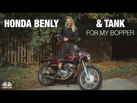 Riding Honda Benly Cafe Racer And Tank For My New Build