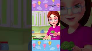 Vegetable Song Part 1 | Baby Ronnie Nursery Rhymes | #Shorts #Childrensongs