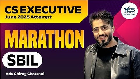 SBIL MARATHON for June 25 (Part 1) | Adv Chirag Chotrani