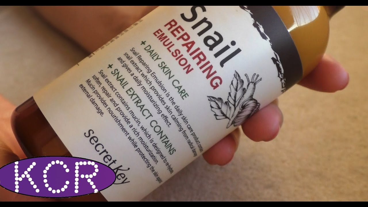 [sub] УЛИТОЧНАЯ ЭМУЛЬСИЯ в НОВОМ дизайне  Snail+EGF Repairing Emulsion от Secret Key