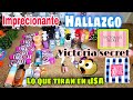 😱VICTORIA SECRET🤑 PINK Bath &amp; Body Tiran Cientos de🤑 Dollares/ Hallazgo Dumpster Diving/ BASURA USA