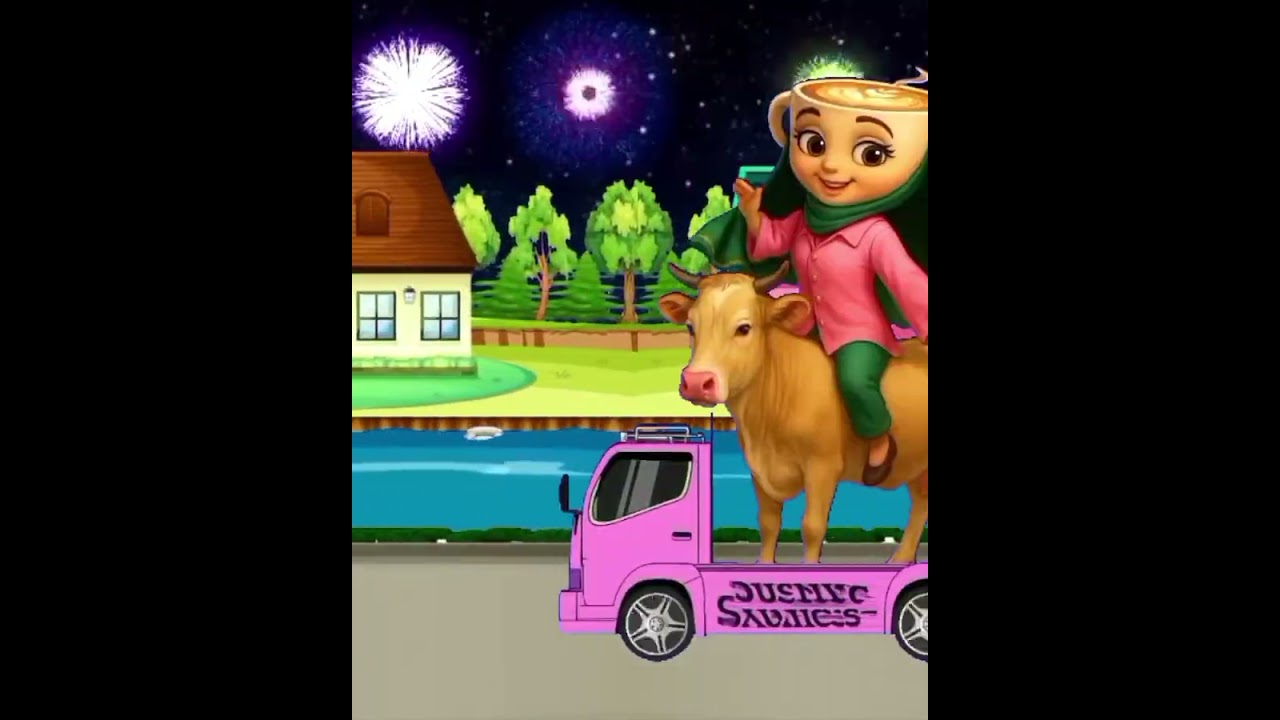 Parade takbiran keliling malam idul adha 2025 ada sapi kurban #allahuakbar #fyp #takbiran