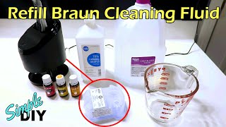 Refill Braun Cleaning Fluid Cartridge - Braun Shaver