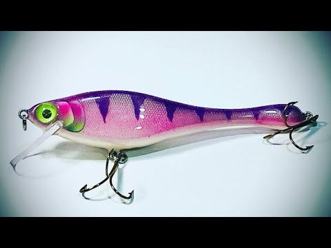 Lure Making  Dragonfly-Perch Jerkbait 