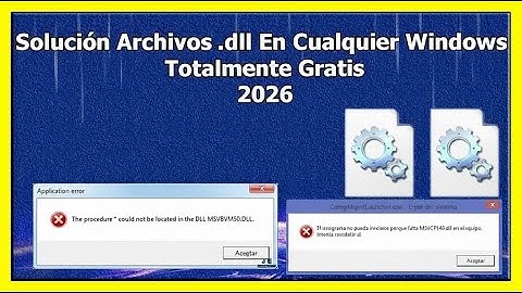 Como Solucionar o Reparar TODOS Los Errores De Archivos .dll 2025 y 2026 GRATIS!!