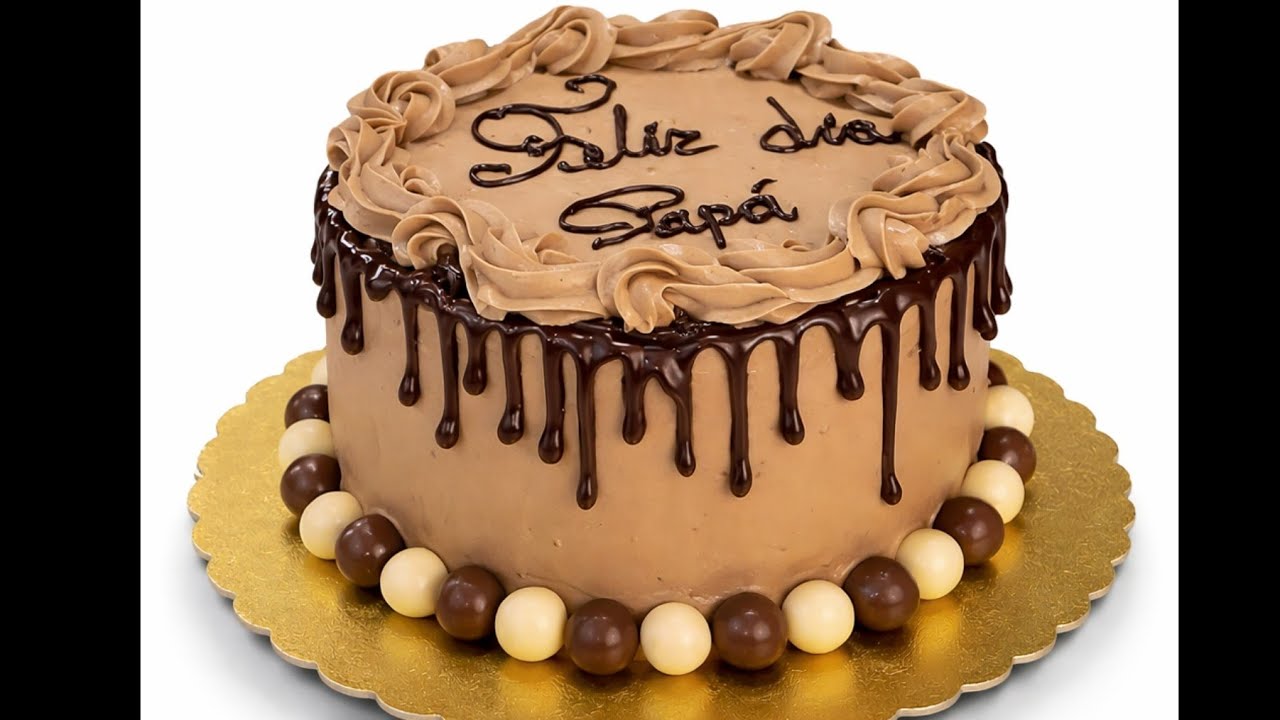 TARTA ESPECIAL PARA EL DÍA DEL PADRE. Bizcocho tierno y jugoso y una crema de chocolate untuosa