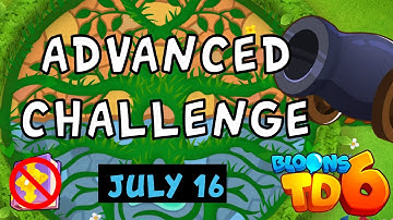 Bloons TD 6 Advanced Challenge | Black, White, And Lead | No Hero No MK No Powers Used July 16 2024
