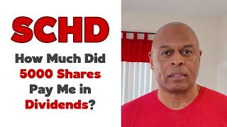 Income from 5000 Shares of SCHD
