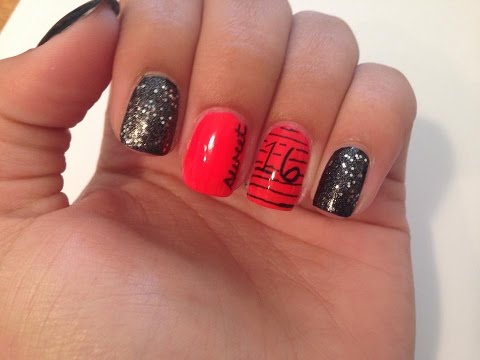 sweet 16 nails design