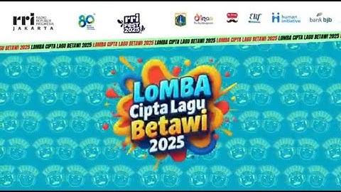 GRAND FINAL LOMBA CIPTA LAGU BETAWI (LCLB) 2025 RRI JAKARTA