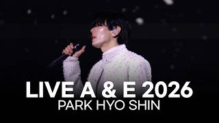 🎧 Home + 눈의 꽃 + Miracle + The Castle Of Zoltar + Gift - 박효신 LIVE A & E 2026 4.5 [4K]