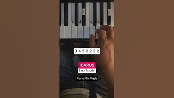 Thumbnail of ICARUS - Tony Ann (Easy Piano Tutorial #shots Piano Mix Music
