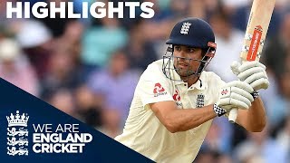 Alastair Cook Unbeaten On 46! | England v India 5th Test Day 3 2018 - Highlights