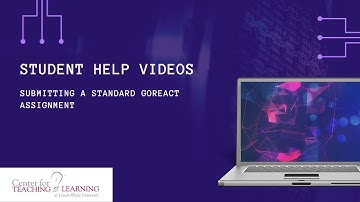 Standard GoReact Assignment Student View