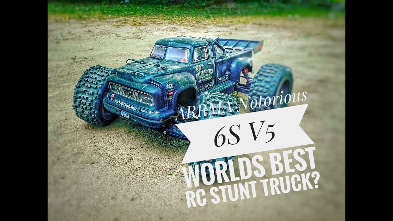 ARRMA Notorious 6S V5 BLX Worlds Best RC Stunt Truck? YouTube