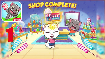 Talking Tom Candy Run: Gameplay Walkthrough Part 1 - Shop Complete (iOS, Android)