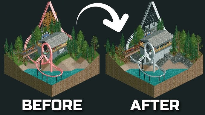 I Finally got Open RCT2! To celebrate, I've been recreating my childhood  home park, King's Dominion. : r/rct