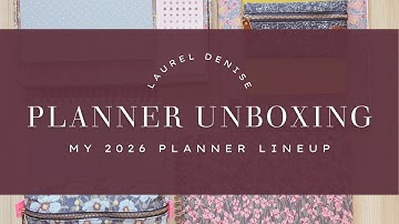 Unboxing My 2026 Laurel Denise Planners | Layout Walkthrough + How I’ll Use Them