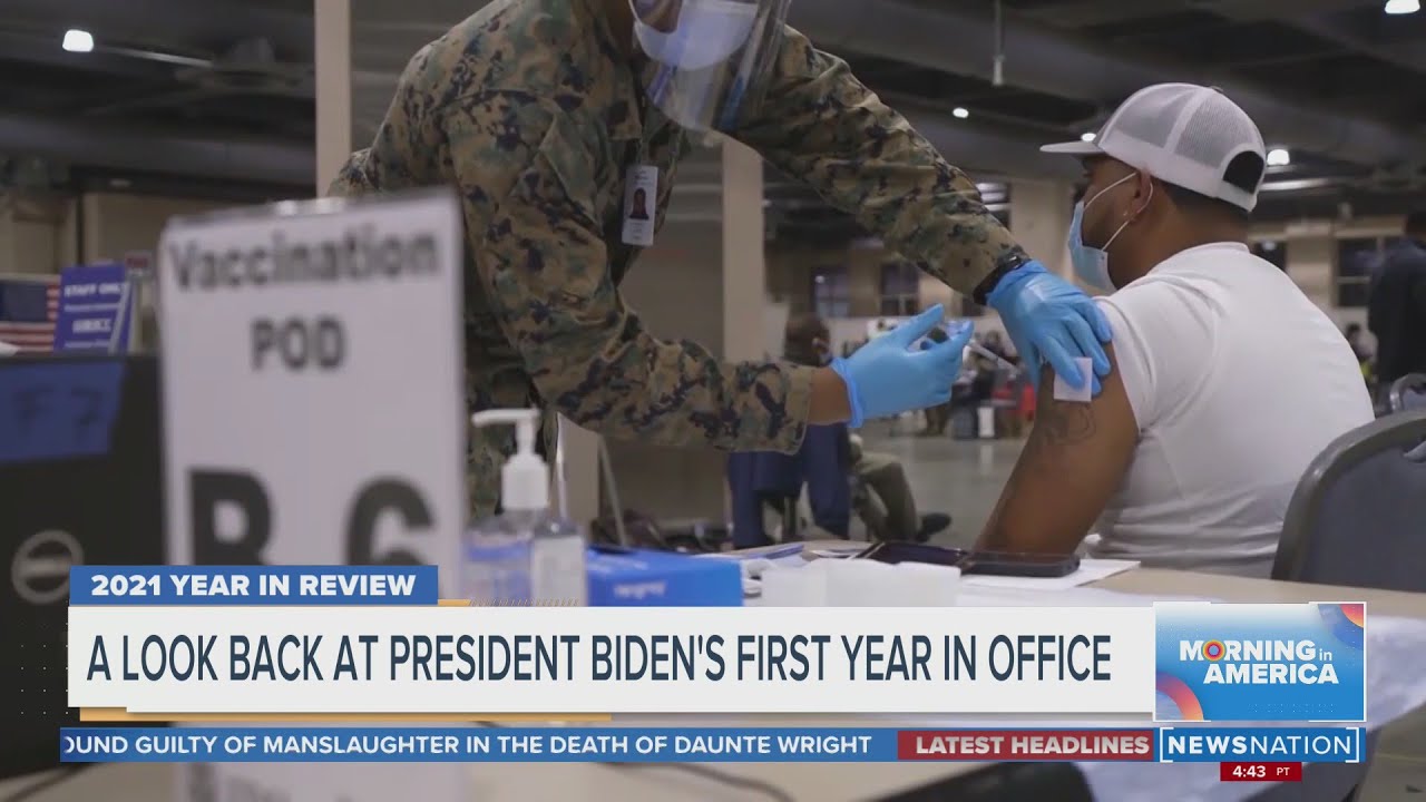 A look back at President Biden's first year in office | Morning in ...