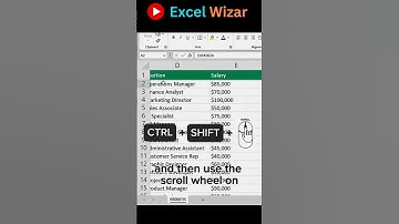 Master the Art of Horizontal Scrolling in Excel: Tips & Tricks for Effortless Navigation #exceltips