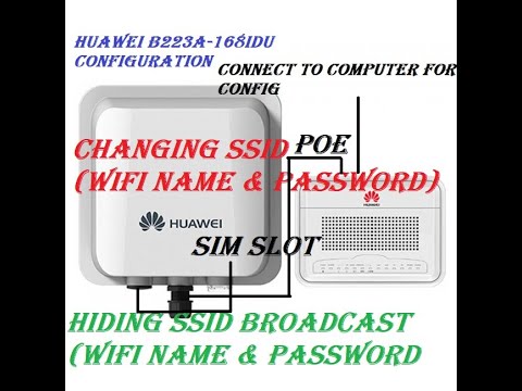 How to setup huawei #B223A-168IDU modem and hiding ssid ,wifi name& password simple steps..