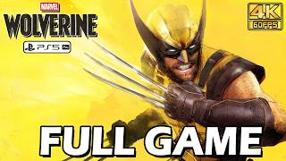 Marvels Wolverine - Full Game Walkthrough Ps5 Pro 4K 60ᶠᵖˢ