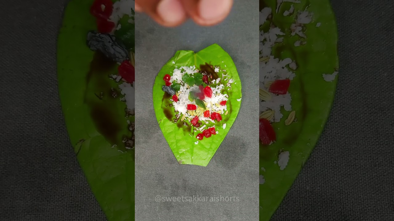 The ultimate sweet paan🍃🍃🍃 | Paan Beeda Recipe 