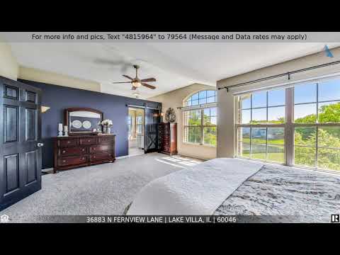 36883 N Fernview Lane, Lake Villa, IL home video tour