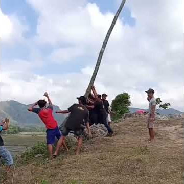 Pengibaran bendera merah putih viral