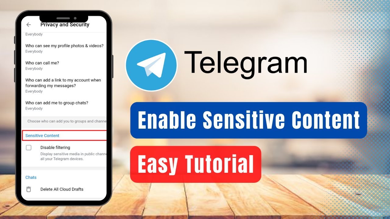 How to Enable Sensitive Content on Telegram ! YouTube How to Enable Sensitive Content on Telegram ! YouTube