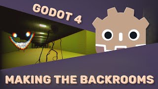 Making A Backrooms Horror Game in Godot 4 #gamedev