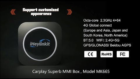 iHeylinkit New Generation Carplay Superb MMI Box  Model MK665 , 8-core  CPU customization UI SIM &TF