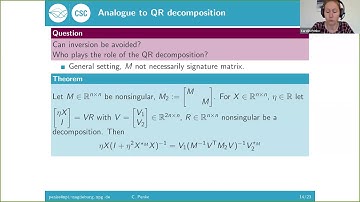 Talk by Carolin Penke (Max Planck Institute for Dynamics of Complex Technical Systems)