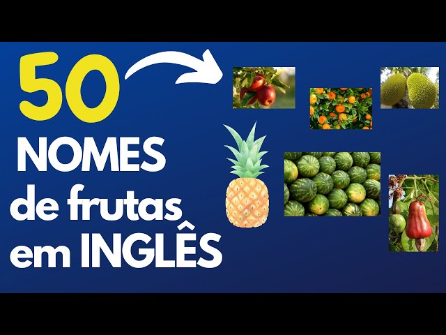 Nomes de frutas em inglês - Toda Matéria