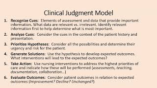 Clinical Judgment Model Application - MAC Nursing screenshot 2