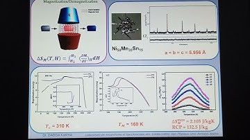 V.16. Magnetic and Magnetocaloric effect of Ni-Mn-Sn Heusler alloy