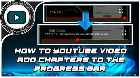 How to youtube video add chapters to the progress bar | YouTube | ys official