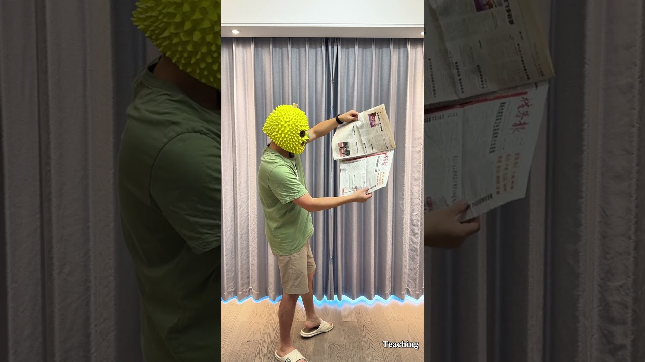 Torn & Restored Newspaper Trick Magic Kid Children Gimmicks Teaching TUTORIAL