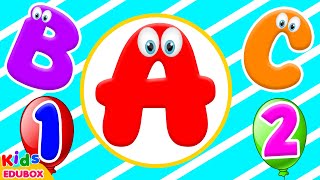 ABC, 123 u0026 Shapes Learning Videos For Preschool | ABC And One Two Three | ABC Phonics Song