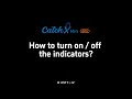 How to turn on / off the indicators?  | CatchX Mini GPS Bait Boat