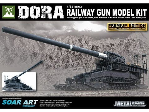 Soar Art 1/35 Dora Railway Gun sprue review