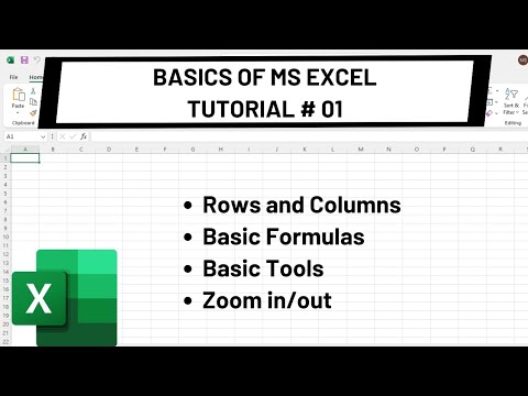 Basics of MS Excel | Tutorial 01 - YouTube