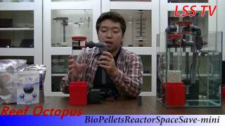 LssTV-14  Reef Octopus 　バイオペレットリアクター Bio PelletsReactor Space Save Mini