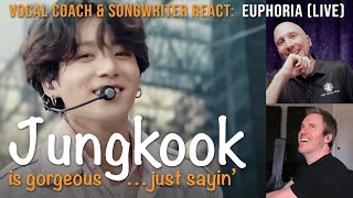 Vocal Coach & Songwriter React to Euphoria (live) - Jungkook (of BTS) | Song Reaction & Analysis